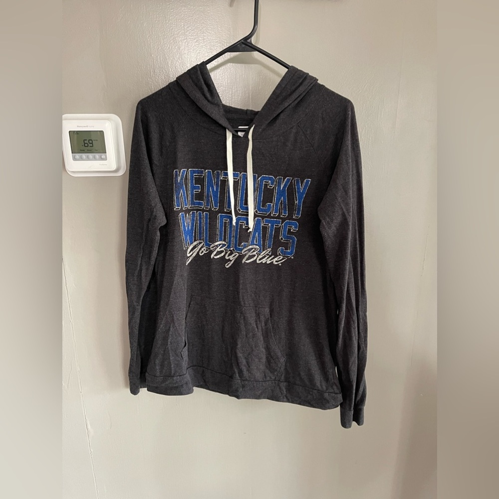 KENTUCKY WILDCATS HOODIE LARGE SOFT LIGHTWEIGHT UNIVERSITY OF KENTUCKY